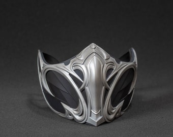 Sub Zero mask replica from Mortal Kombat 1 for cosplay