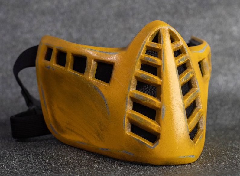 Scorpion mask MK11 Classic for cosplay image 4