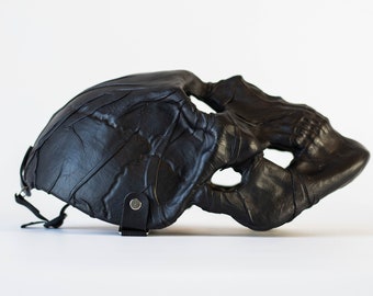 Purple Metallic Ghost Face Full Mask