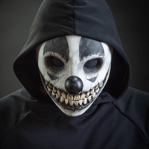 Smile clown mask Dark shape for gift, Halloween, cosplay or party
