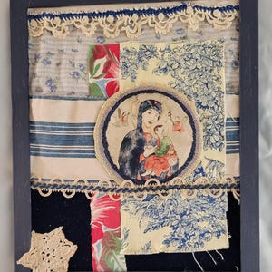 fabric collage