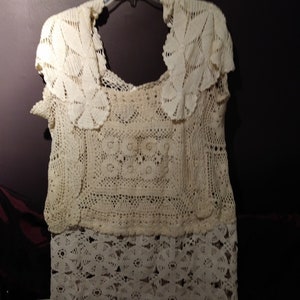 Doily shirt - vintage