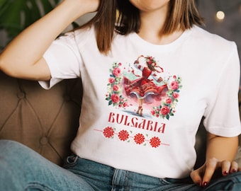 Bulgarian Ethno T-shirt, Bulgarian Shevitza T-shirt, Bulgarian T-shirt, Ethno T-shirt, Bulgarian clothes, Bulgarian Traditional Folklore