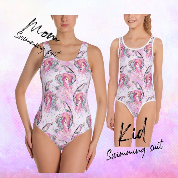 mommy and me mermaid bathing suits