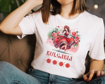 Bulgarian Ethno T-shirt, Bulgarian Shevitza T-shirt, Bulgarian T-shirt, Ethno T-shirt, Bulgarian clothes, Bulgarian Traditional  Folklore