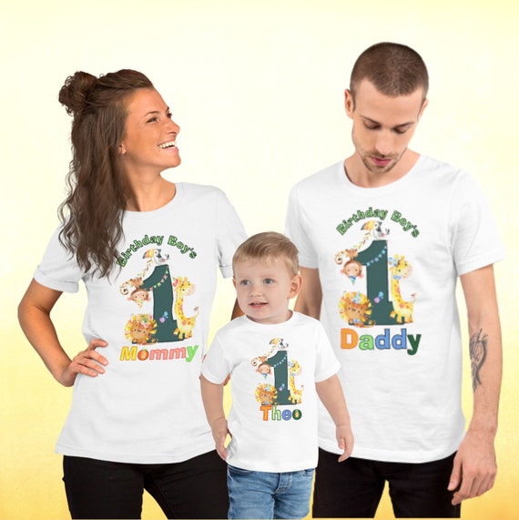 Personalized first birthday shirt boy on sale