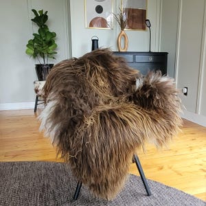 Beautiful Supple Soft Rare Rusty Brown Pelt 55&quot; x 33&quot;