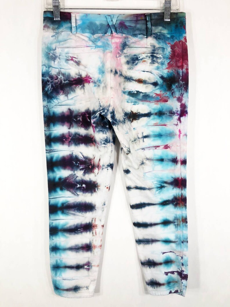 River Bend Tie Dyed Anthropologie Cartonnier Tamaño 2 Pantalones Hechos a mano Tie Dye Multi 1087 imagen 2