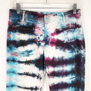 River Bend Tie Dyed Anthropologie Cartonnier Tamaño 2 Pantalones Hechos a mano Tie Dye Multi 1087 imagen 6