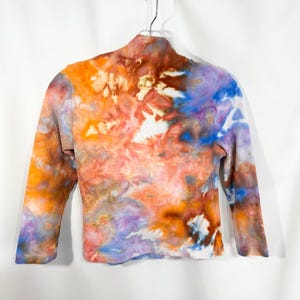 Bluzka z imitacją wiązania tie-dye, bluzka Maeve Anthropologie w rozmiarze S, ręcznie farbowana, festiwalowa, nauczycielka sztuki, boho, psychodeliczny, hipisowski balet, 1580 zdjęcie 3