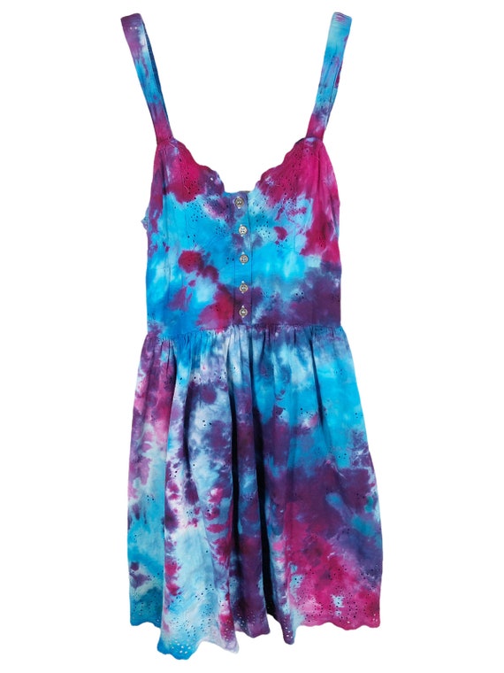 dress t shirt Block Party Ready Vintage Wash T-Shirt Mini Dress in Blue