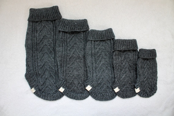 Wool Dog Sweater Knitted Dog Sweater 