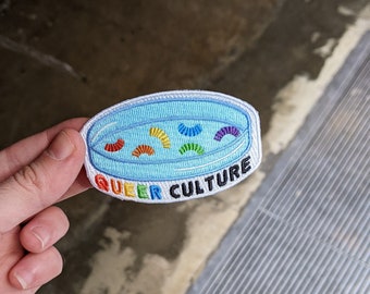 Embroidery Patch Queer Culture - Patch Rainbow Subtle Iron-On - LGBTQ+ Pride