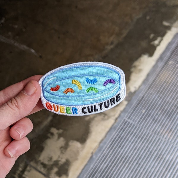 Embroidery Patch Queer Culture - Patch Rainbow Subtle Iron-On - LGBTQ+ Pride