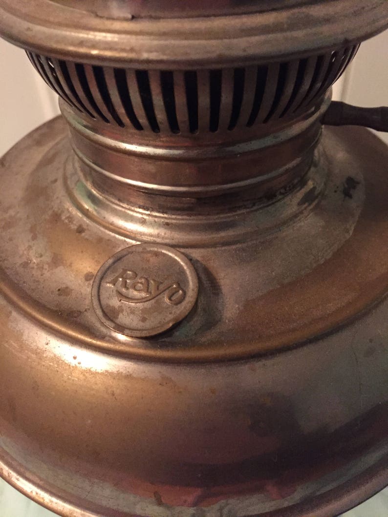 Vintage Rayo Oil Lamp Base Converted Electric Etsy