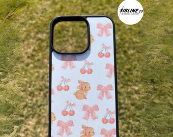 Coquette Cherry Bunny Phone Case