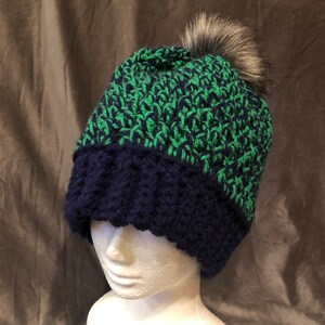 Alpine Beanie - Crocheted - Adult Large - Ready-to-Ship