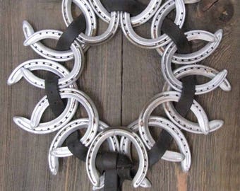 Horse Shoe Wreath