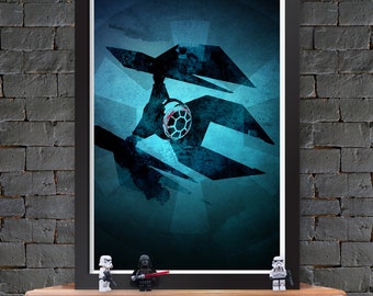 STRATA STRIKE | TIE Defender - Star Wars X-Wing Poster Lustre Print