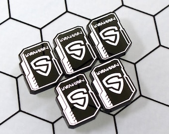 STRATA STRIKE | Star Wars Unlimited compatible | Sentinel Transparent Acrylic Tokens – Single-Sided