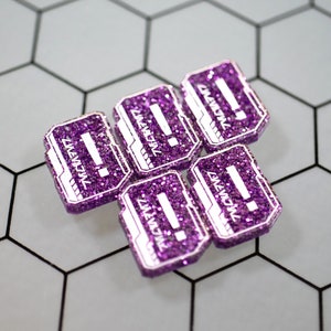 STRATA SLAG | Star Wars Unlimited-compatibel | Reminder-glitter acrylmunten – enkelzijdig