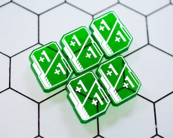 STRATA STRIKE | Star Wars Unlimited compatible | Experience Transparent Acrylic Tokens – Single-Sided