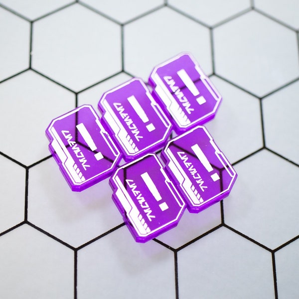 STRATA STRIKE | Star Wars Unlimited compatible | Reminder Transparent Acrylic Tokens – Single-Sided