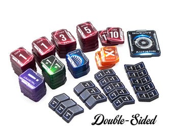 STRATA STRIKE | Star Wars Unlimited compatible | 55 Full Color Acrylic Tokens - Bundle Set – Double-Sided