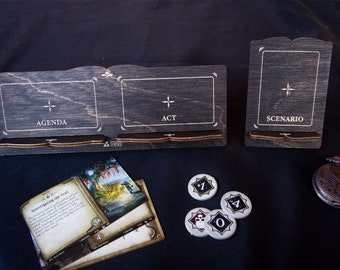 Arkham Horror LCG Akt-, Agenda- und Szenario-Displayhalter | Kona Color - STRATA STRIKE