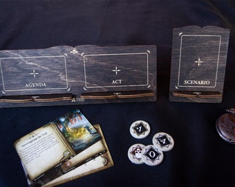 STRATA STRIKE | Arkham Horror LCG Act, Agenda & Scenario Display Holder | Kona Color