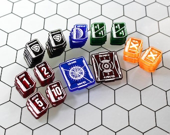 Star Wars Unlimited Tokens: 40 Acrylic Twin Suns Expansion Counters