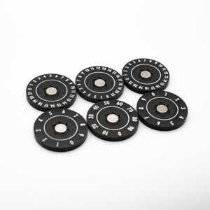 STRATA STRIKE | Transparent Black Acrylic Dials - Compatible add-on with our Commander Trays