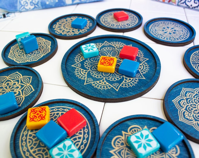 Azul Tile Holders - Blue Color - Complete Set