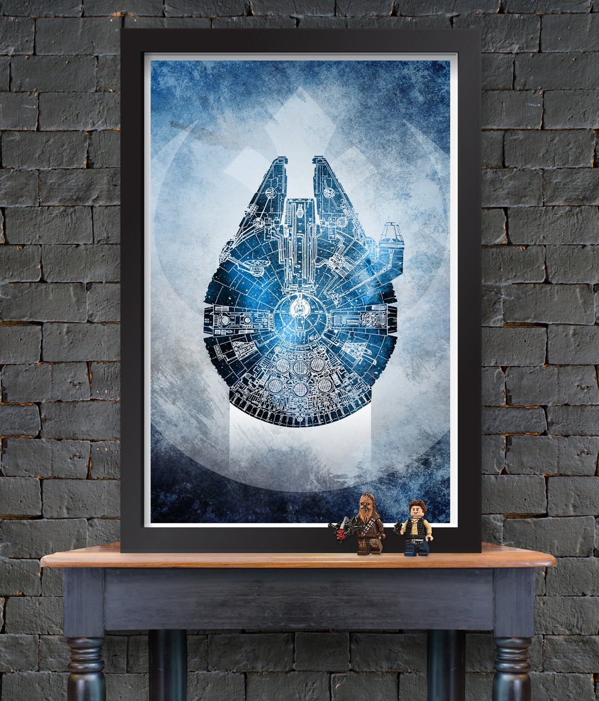 Faucon Millenium Patten affiches et impressions par Fan Art - Printler