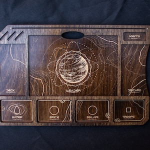 STRATA STRIKE | Dune: Imperium Player Board - Kona Wood Stain