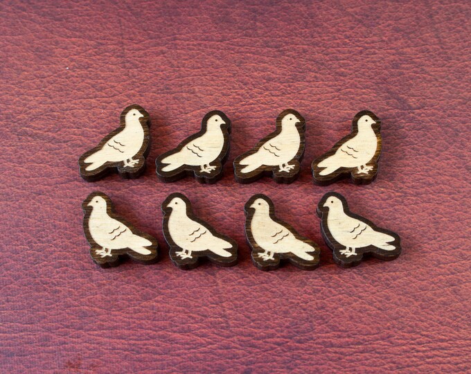 Pigeon Meeples for Wingspan - Kona Color