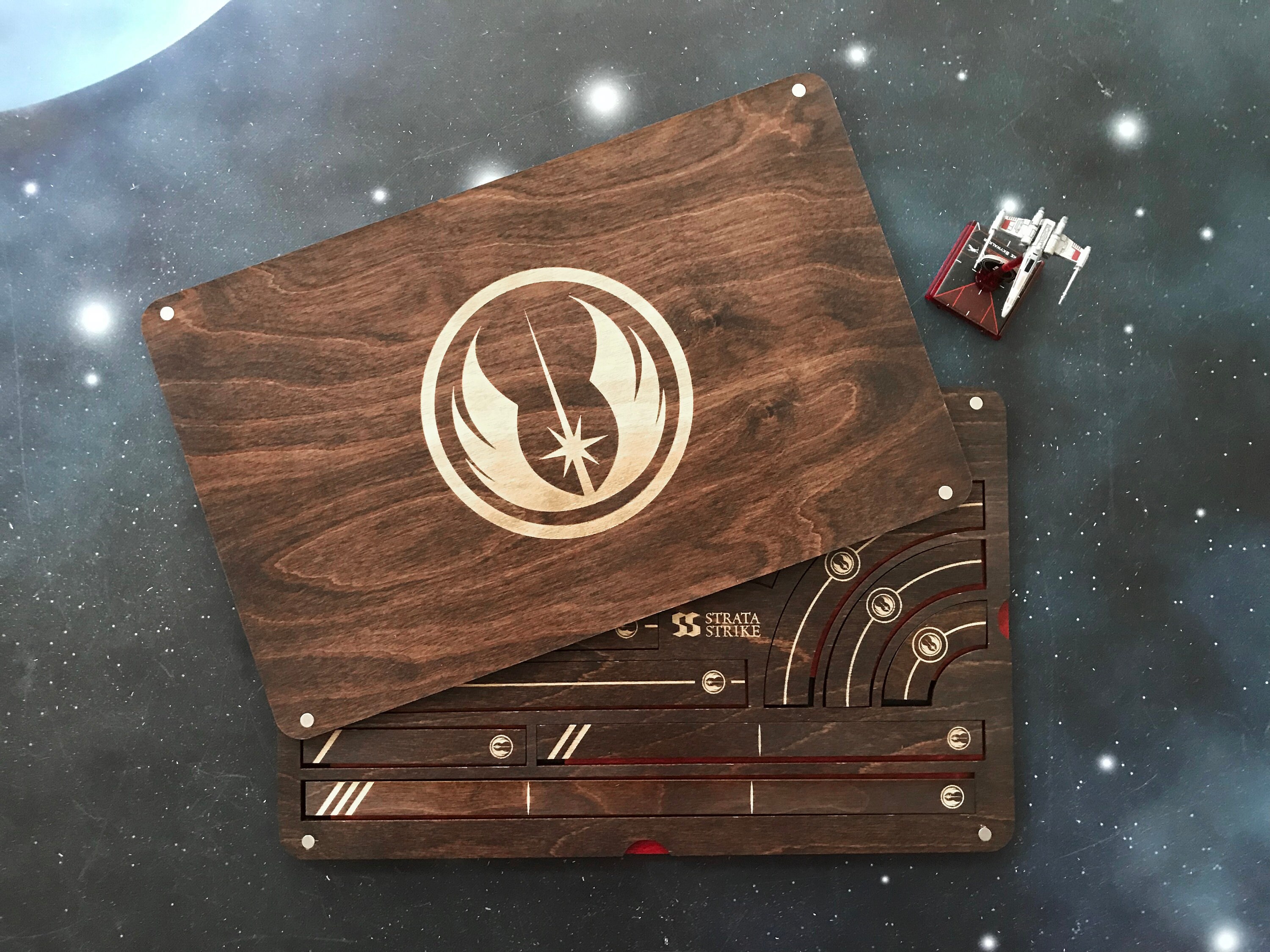 STRATA STRIKE XWing Miniatures Template Tray Jedi Order