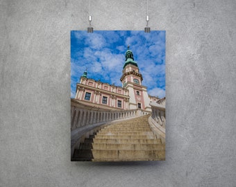 Photo of the Town Hall in Zamość Poland  - Wall Art Print