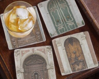 Poland Marble Coasters - Set of 4 | Polski Doors in Gdańsk