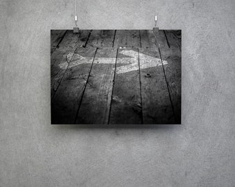 Black and White Motivation Arrow Photograph Moving Forward- Wall Art