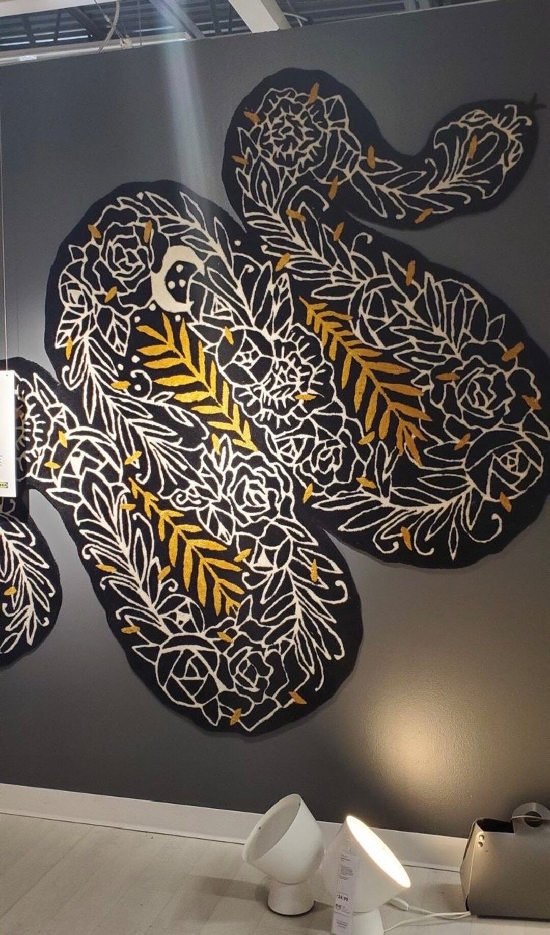 Modern Art Decorative Snake Pattern 100%wool Handtufted Rug - Etsy