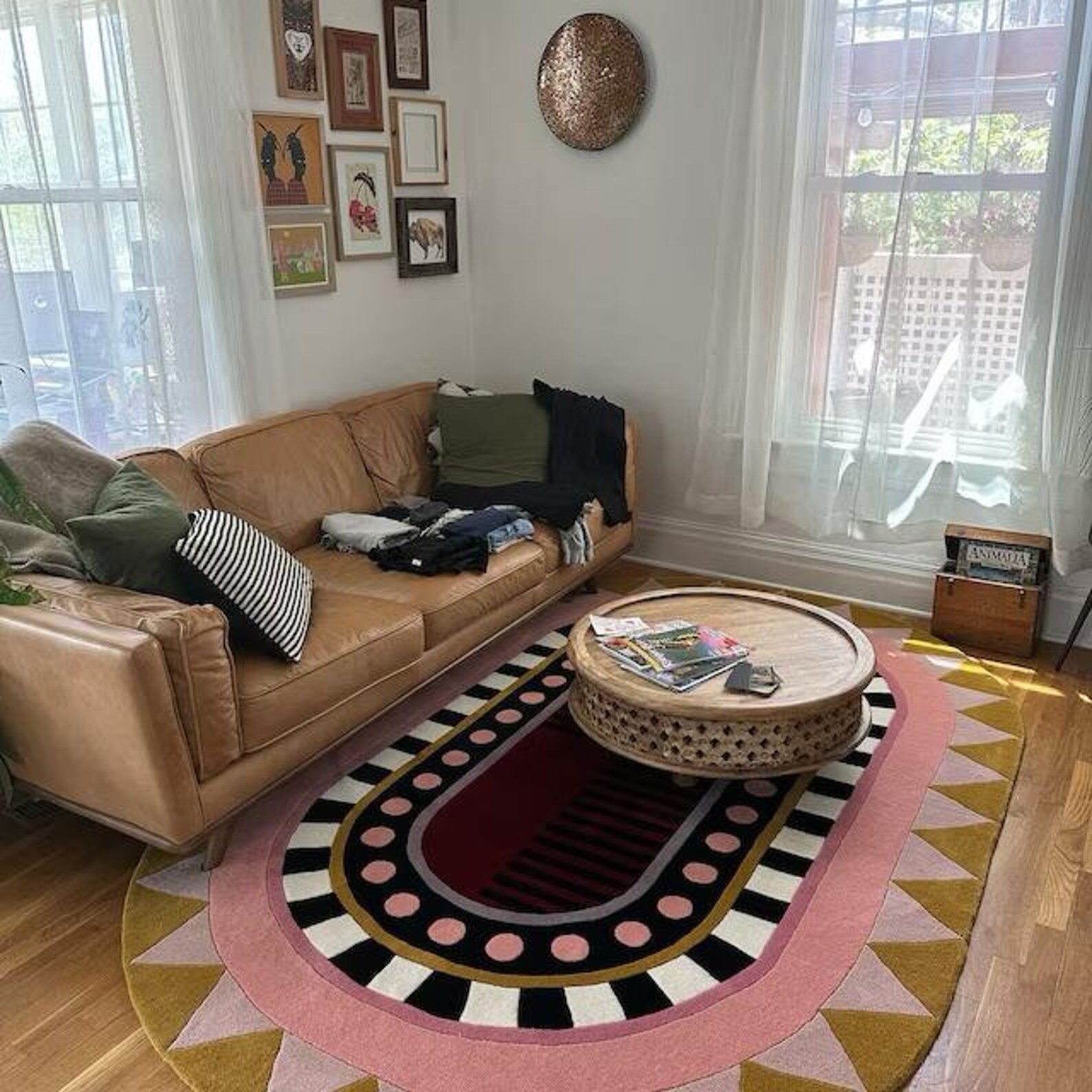 High Light Dinner Room Lovely Pink Rug Carpets 100 Wool Handtufted Rug