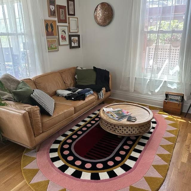 High Light Dinner Room Lovely Pink Rug Carpets 100 Wool Handtufted Rug