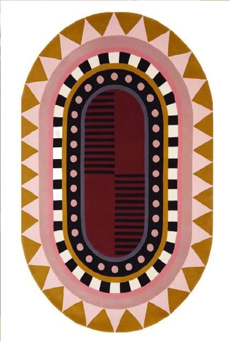 High Light Dinner Room Lovely Pink Rug Carpets 100 Wool Handtufted Rug