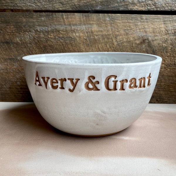 Custom large bowl