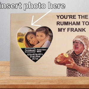 inspired by frank-valentine&#39;s day-picture frame-8.5x6.5- gag gift - funny - white elephant - freshener - Christmas-  home decor  - decor