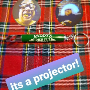 Frank reynolds inspired Patty's pub projector bottle opener - always sunny - gag gift - bottle opener - danny - devito - April fools -