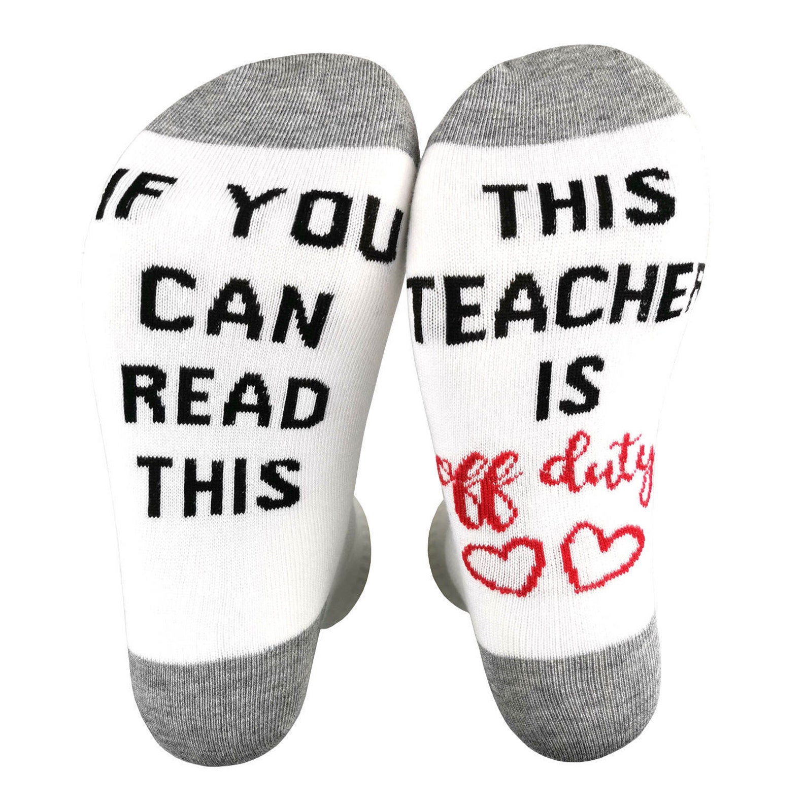 Teachers socks valentines day Teacher funny socks Etsy