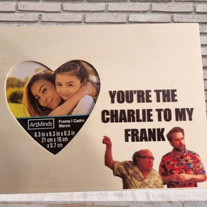 inspired by frank-valentine&#39;s day-picture frame-8.5x6.5- gag gift - funny - white elephant - freshener - Christmas-  home decor  - decor