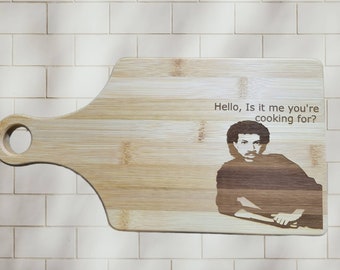Funny custom cutting board - danny devito - always sunny - bamboo - handle - white elephant- lionel- reynolds - home decor - frank - funny